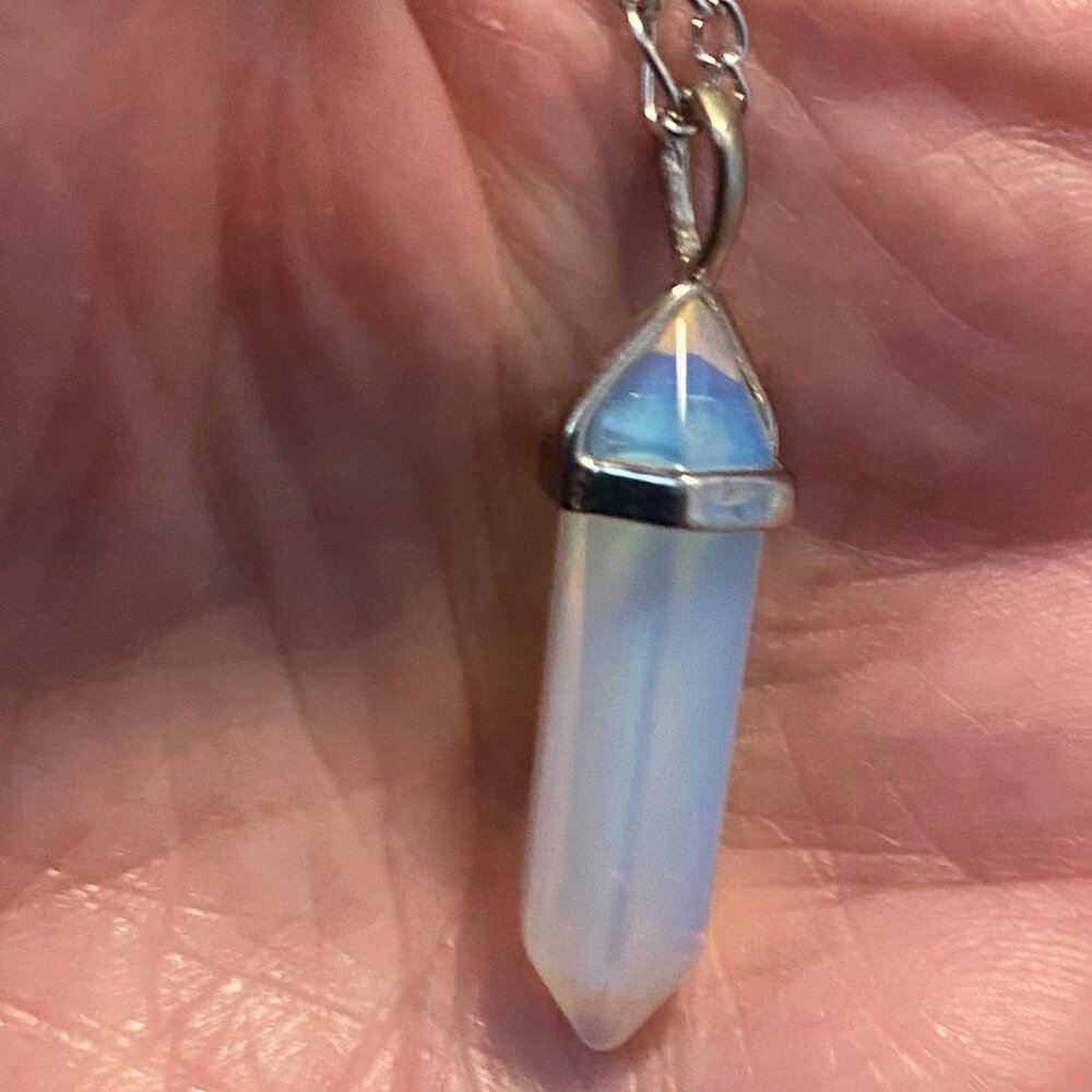 NEW Genuine Opalite crystal necklace